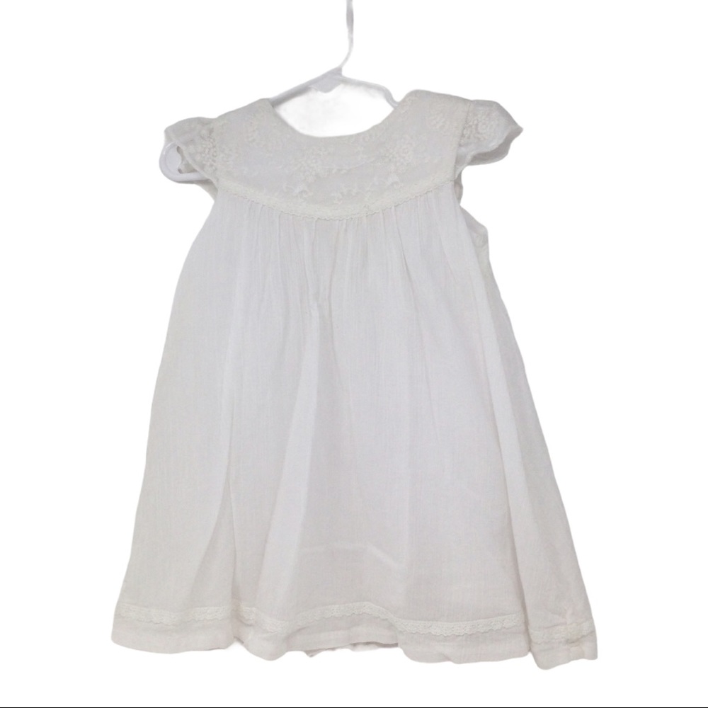 Baby B’Gosh White embroidered lacy dress